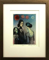 Trojica - grafika - Katarína Vavrová 